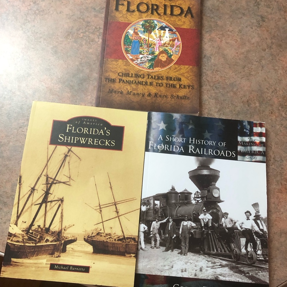 REDUCED PRICE Florida History NonFiction Books  New Never Read lot of 3
